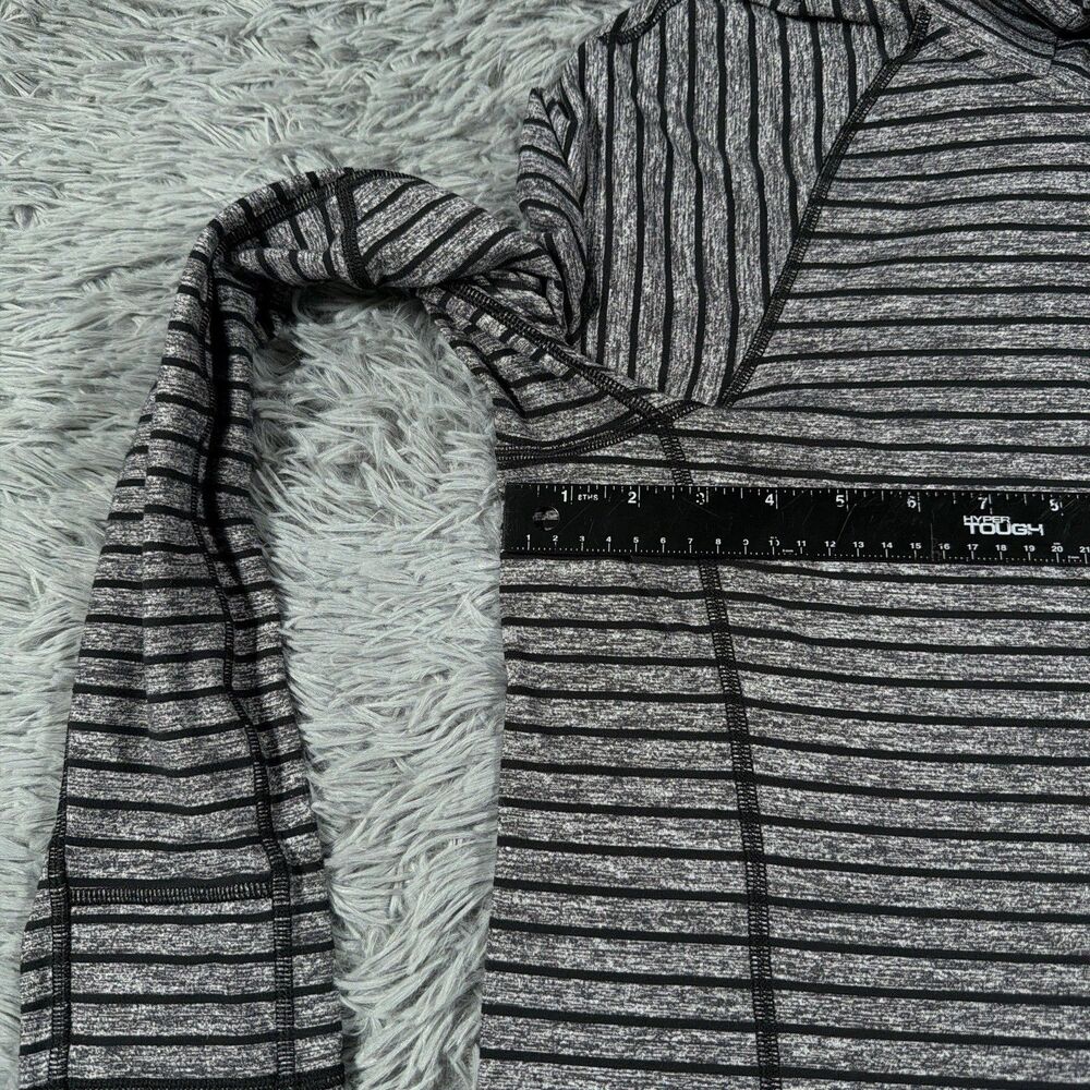 Lululemon Hoodie Small Gray Black Quarter Zip Sweat Session Performance Mens - Picture 7 of 16